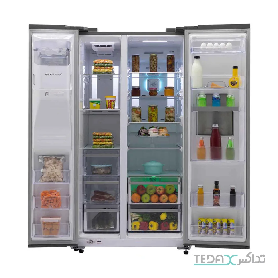یخچال فریزر ساید بای ساید 28 فوت اسنوا مدل S2Di-M210-S