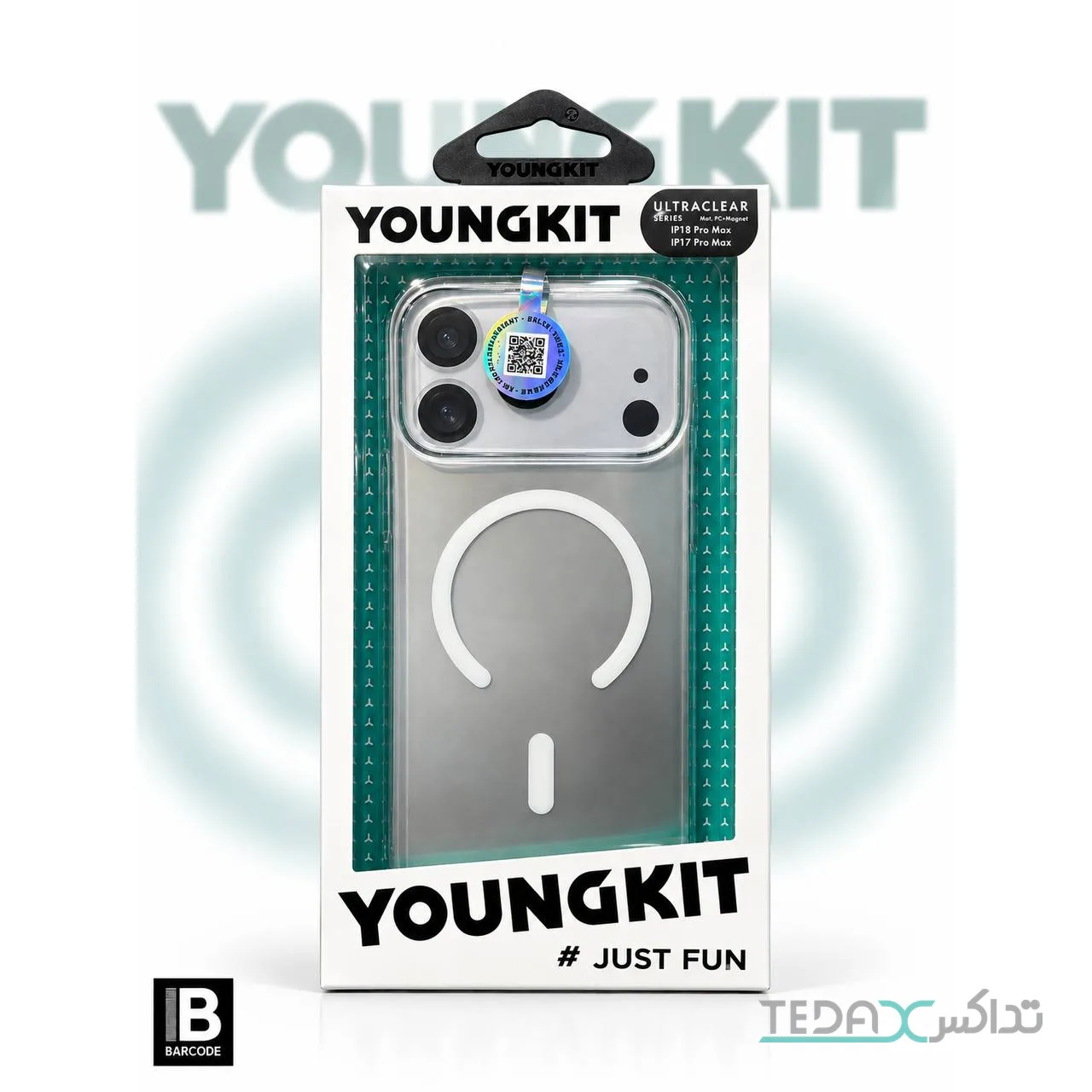 کاور Youngkit GQ MG Clear مناسب آیفون 17 Pro Max و آیفون 18 Pro Max