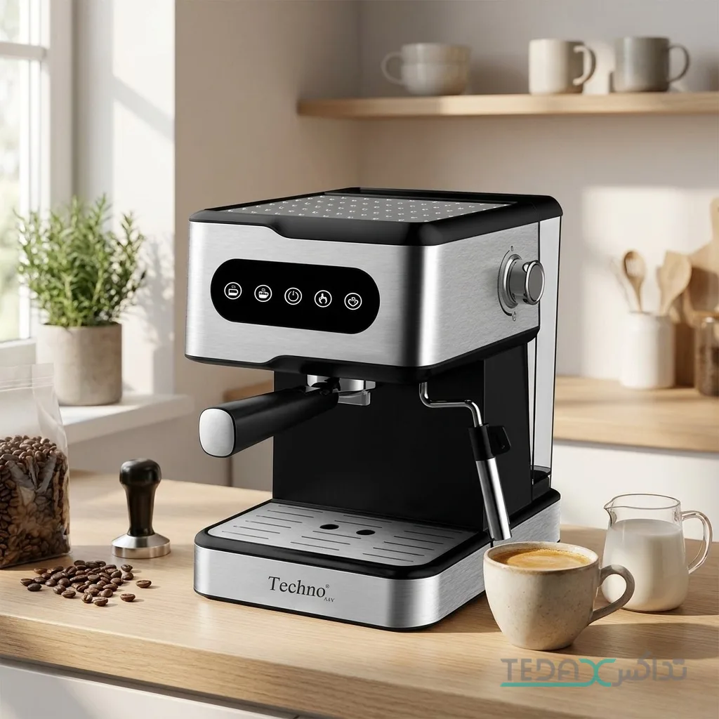 اسپرسو ساز 1500 میلی‌لیتر تکنو مدل Techno TE-819