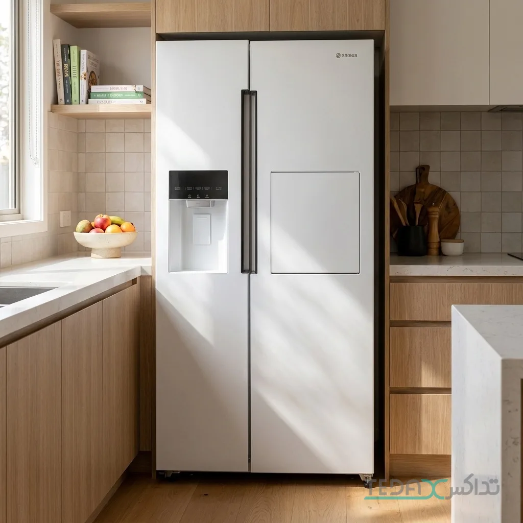 یخچال فریزر ساید بای ساید 32 فوت اسنوا مدل S1Di-M210-W