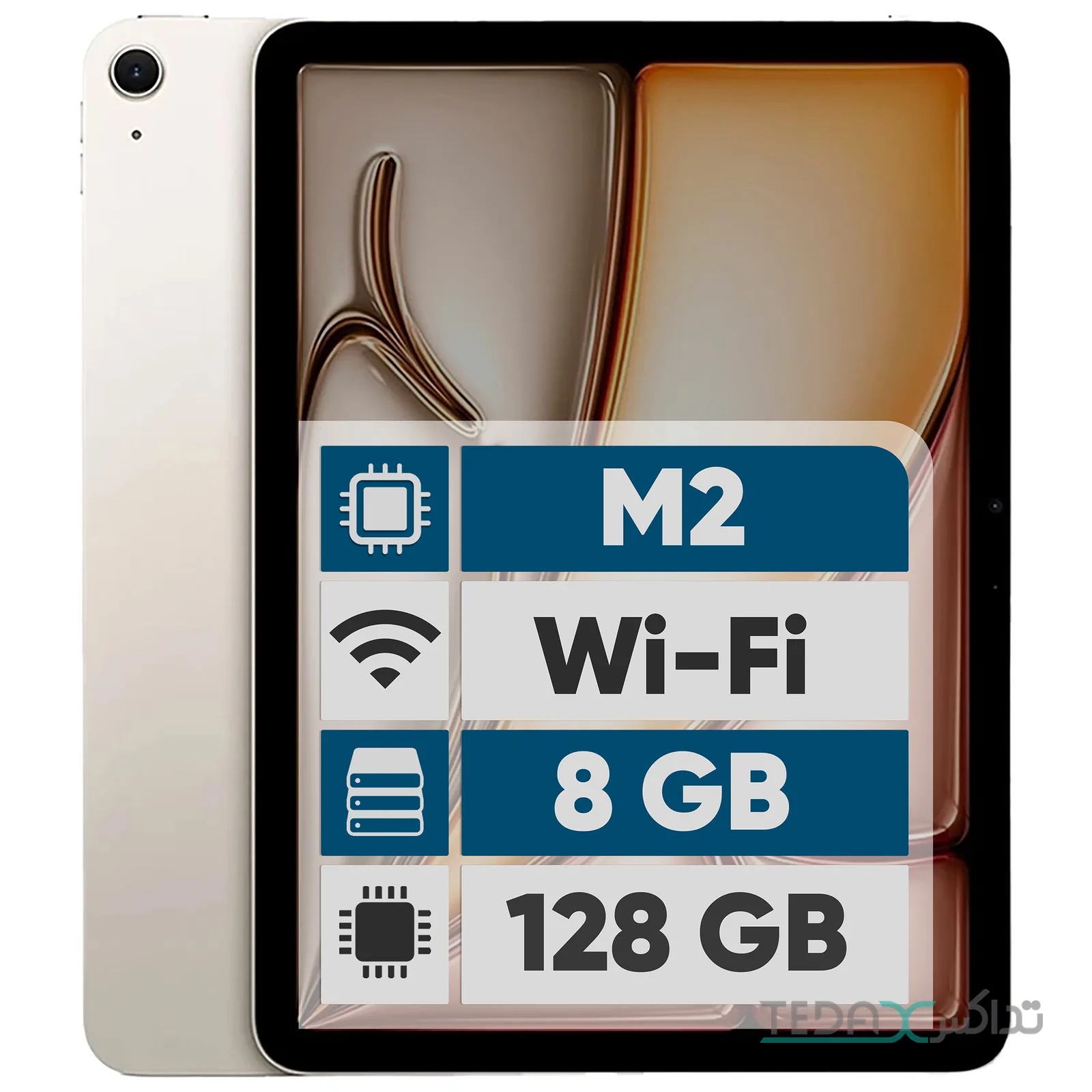 اپل Apple iPad Air 2024 M2 Wi-Fi 11 Inch Tablet 128GB and 8GB Ram — تصویر 1