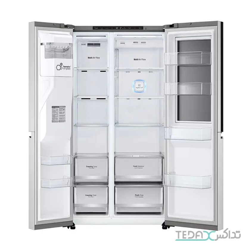 یخچال فریزر ساید بای ساید 34 فوت ال جی مدل GC-X348CSFS