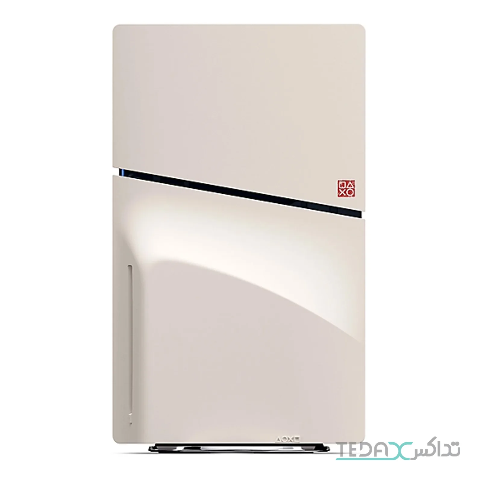 نمای کنسول PlayStation 5 Slim نسخهٔ محدود Ghost of Yotei