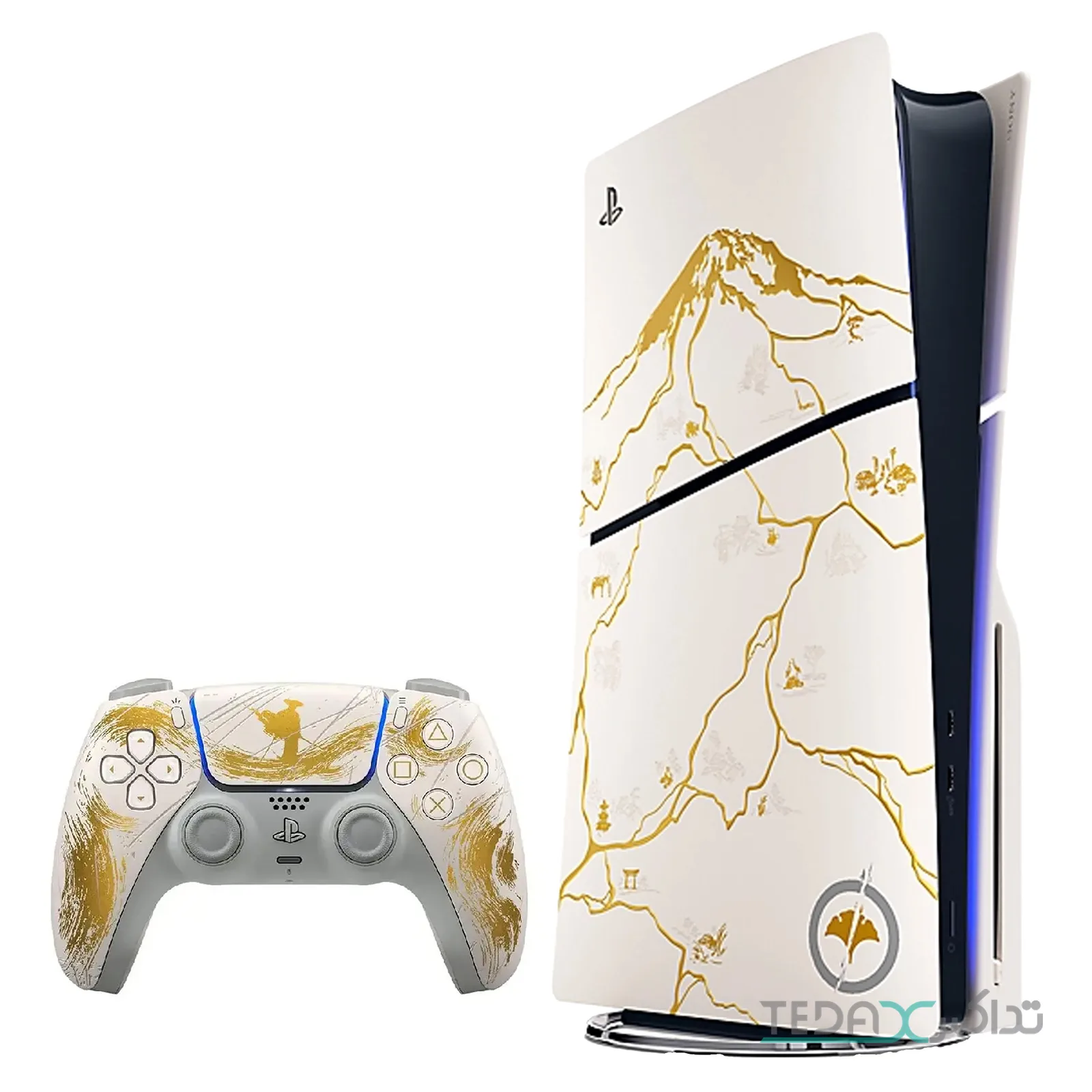 کنسول بازی سونی مدل PlayStation 5 Slim نسخه محدود Ghost of Yotei ظرفیت 1 ترابایت
