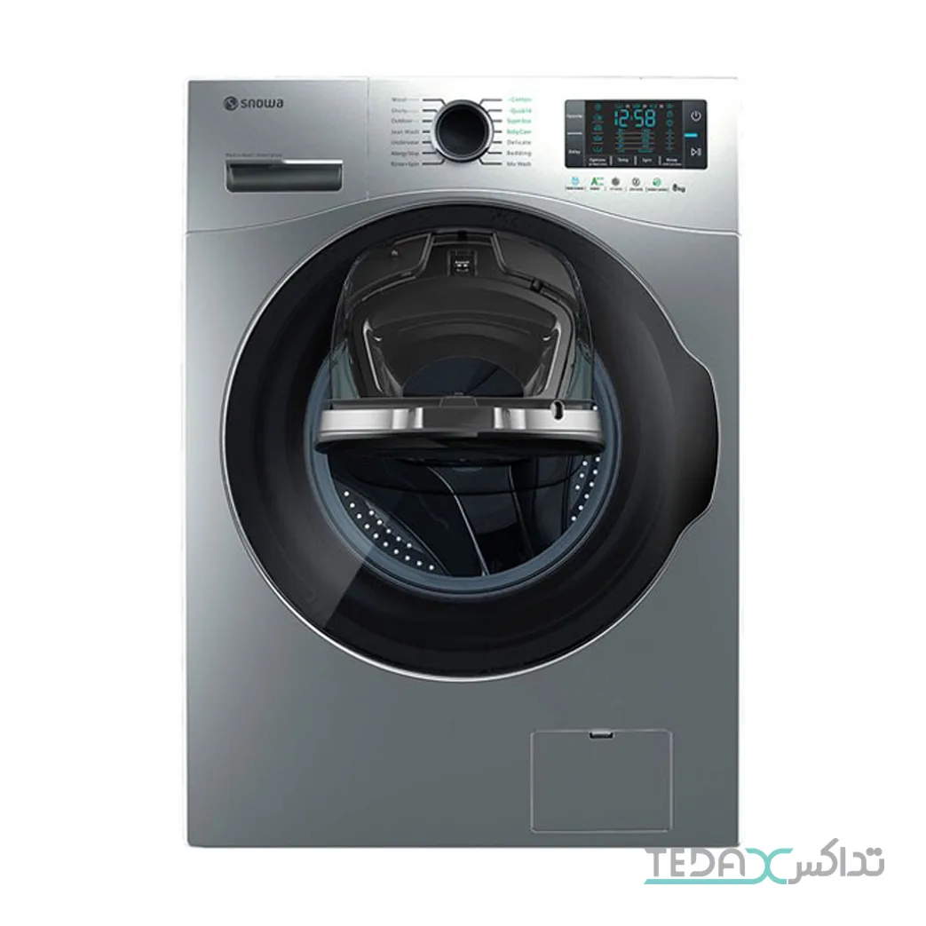 ماشین لباسشویی 8 کیلوگرم اتوماتیک اسنوا مدل SWM-C81W