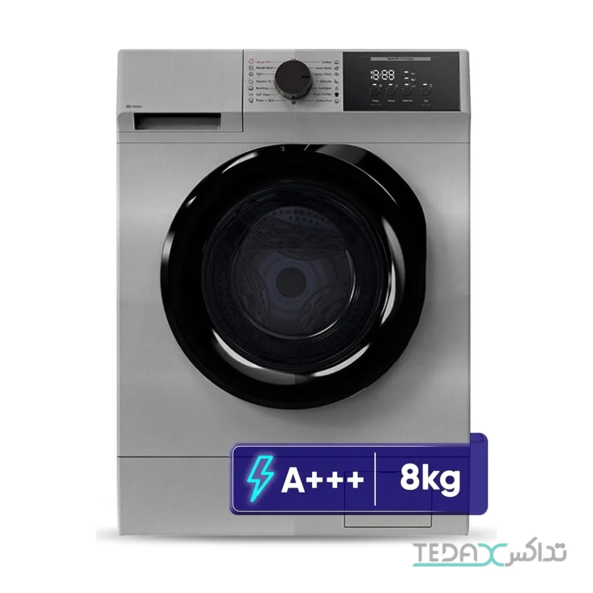 ماشین لباسشویی 8 کیلوگرم اتوماتیک اسنوا مدل SWM-C81W