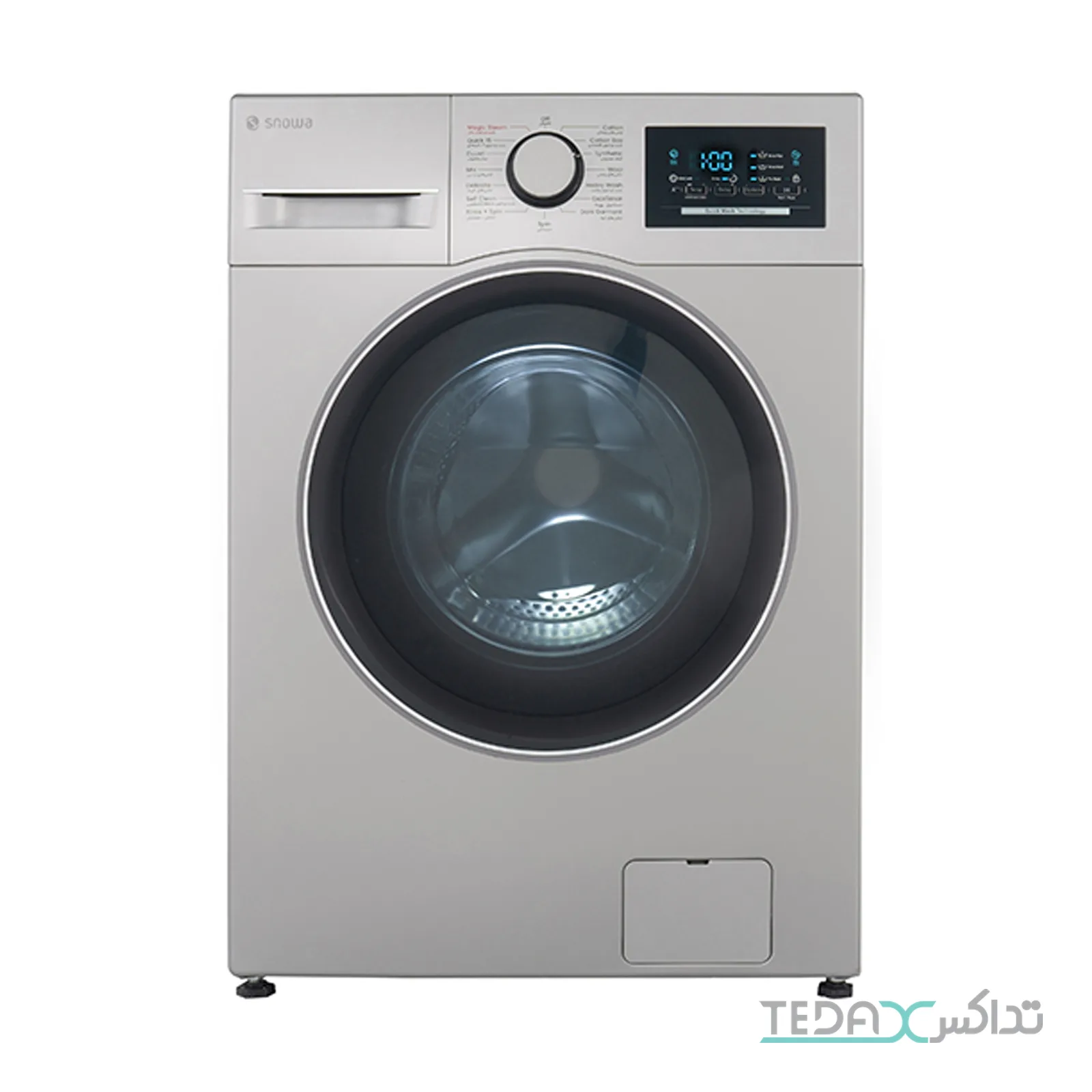 ماشین لباسشویی 8 کیلوگرم اتوماتیک اسنوا مدل SWM-A81S