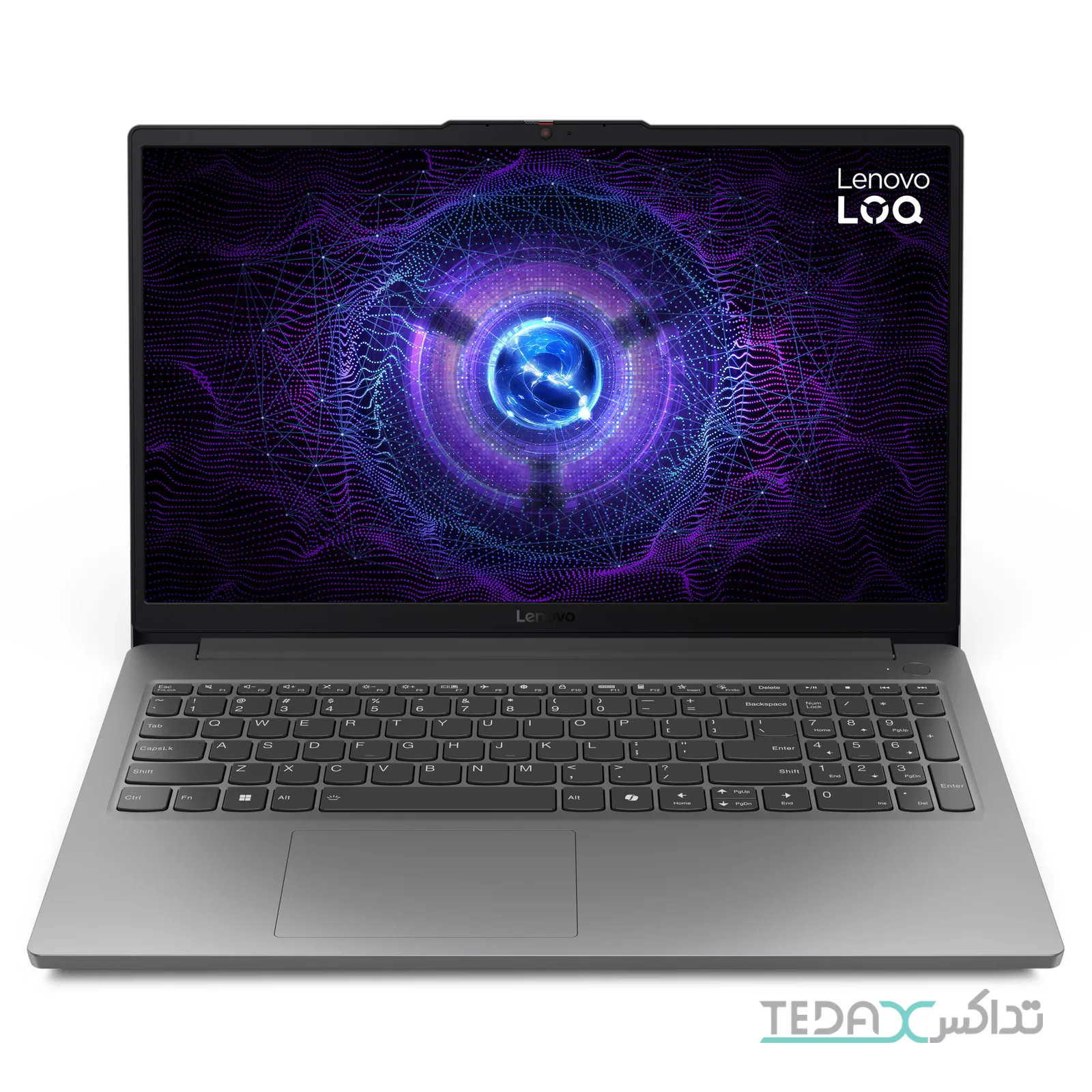 لپ تاپ 15.6 اینچی لنوو مدل LOQ 15IAX9E پردازنده Core i5-12450HX رم 16 گیگابایت DDR5 حافظه 512 گیگابایت SSD گرافیک RTX3050 6 گیگابایت صفحه FHD 144Hz