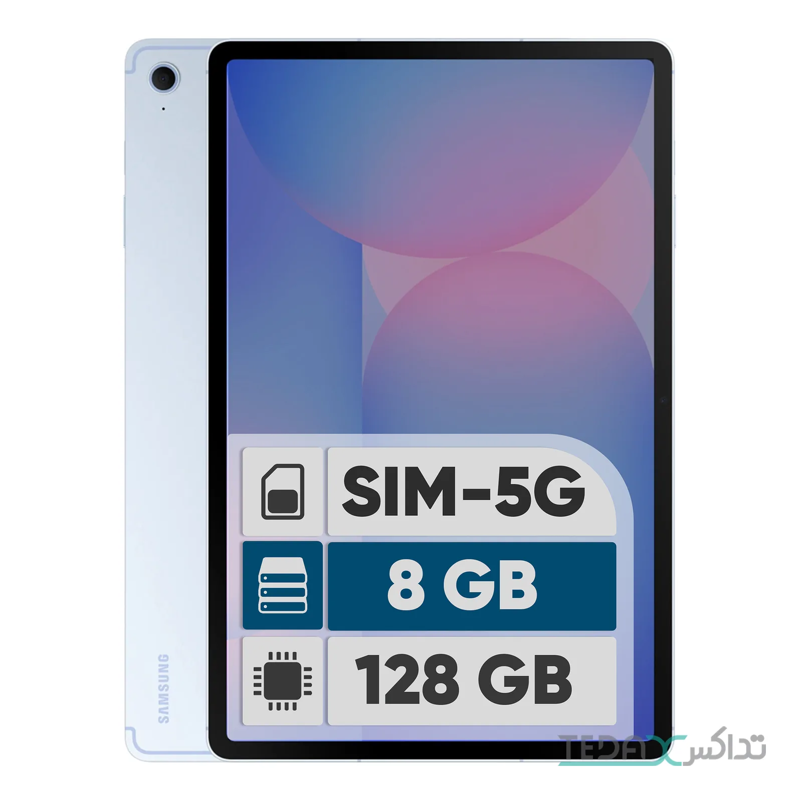سامسونگ تبلت 13.1 اینچی سامسونگ مدل Galaxy Tab S10 FE Plus 5G ظرفیت 128 گیگابایت و رم 8 گیگابایت — تصویر 1
