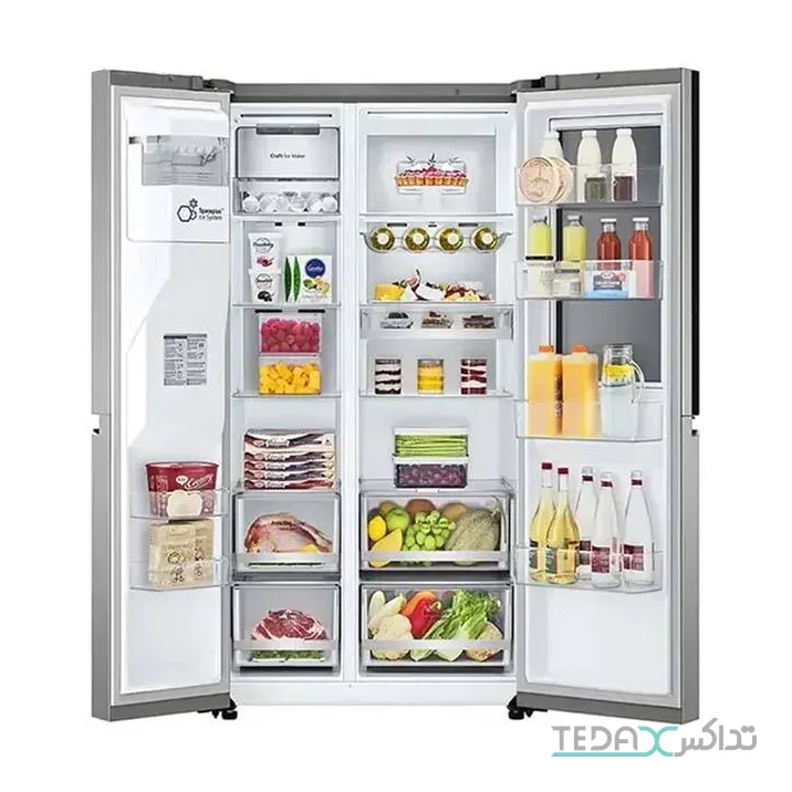 یخچال فریزر ساید بای ساید 635 لیتر ال جی مدل GC-X267CSHW