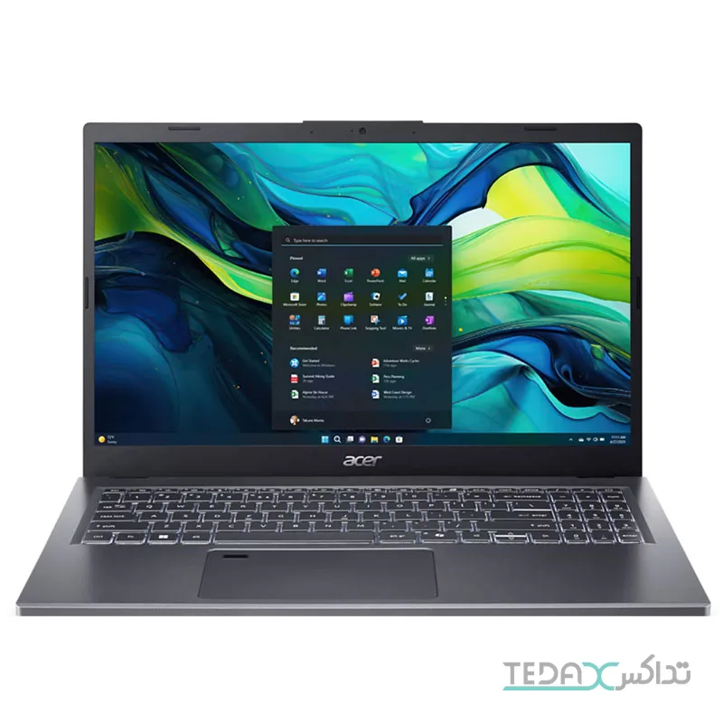 Acer Aspire 15 A15-51M-78MW-i7 13620H-16GB LPDDR5 4800MHz-512GB SSD-Fingerprint-Backlit 15.6 inch Laptop