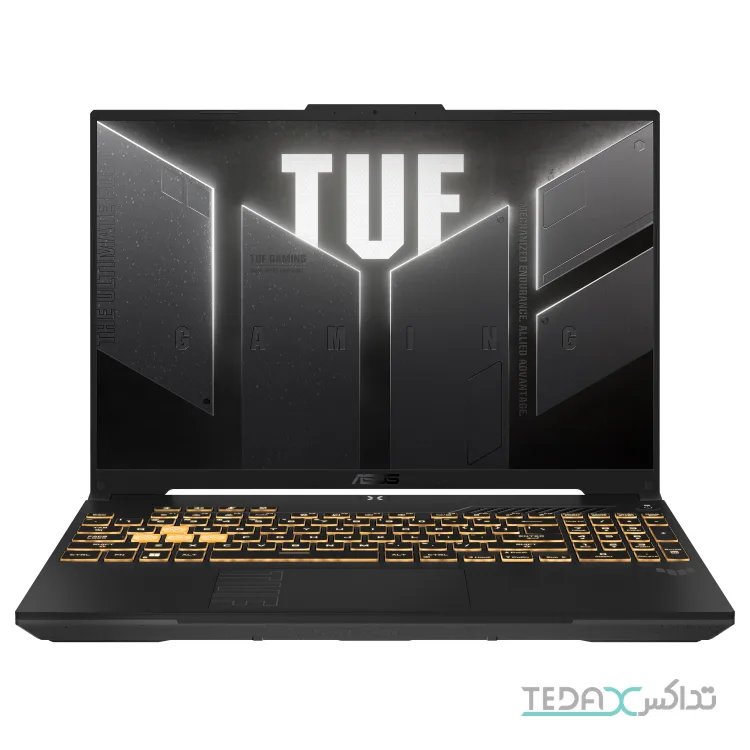 لپتاپ ایسوس 16 اینچی مدل TUF Gaming F16 FX607VJ-RL805W پردازنده Core 5 210H رم 32 گیگابایت DDR4 حافظه 512 گیگابایت SSD گرافیک RTX3050 6 گیگابایت صفحه FHD 144Hz – کاستوم شده