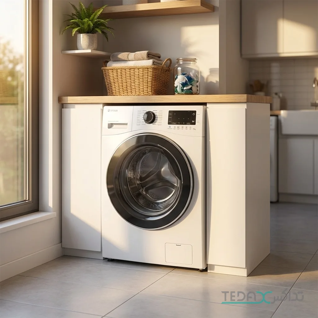 ماشین لباسشویی 9 کیلوگرم اتوماتیک اسنوا مدل SWM-E92W