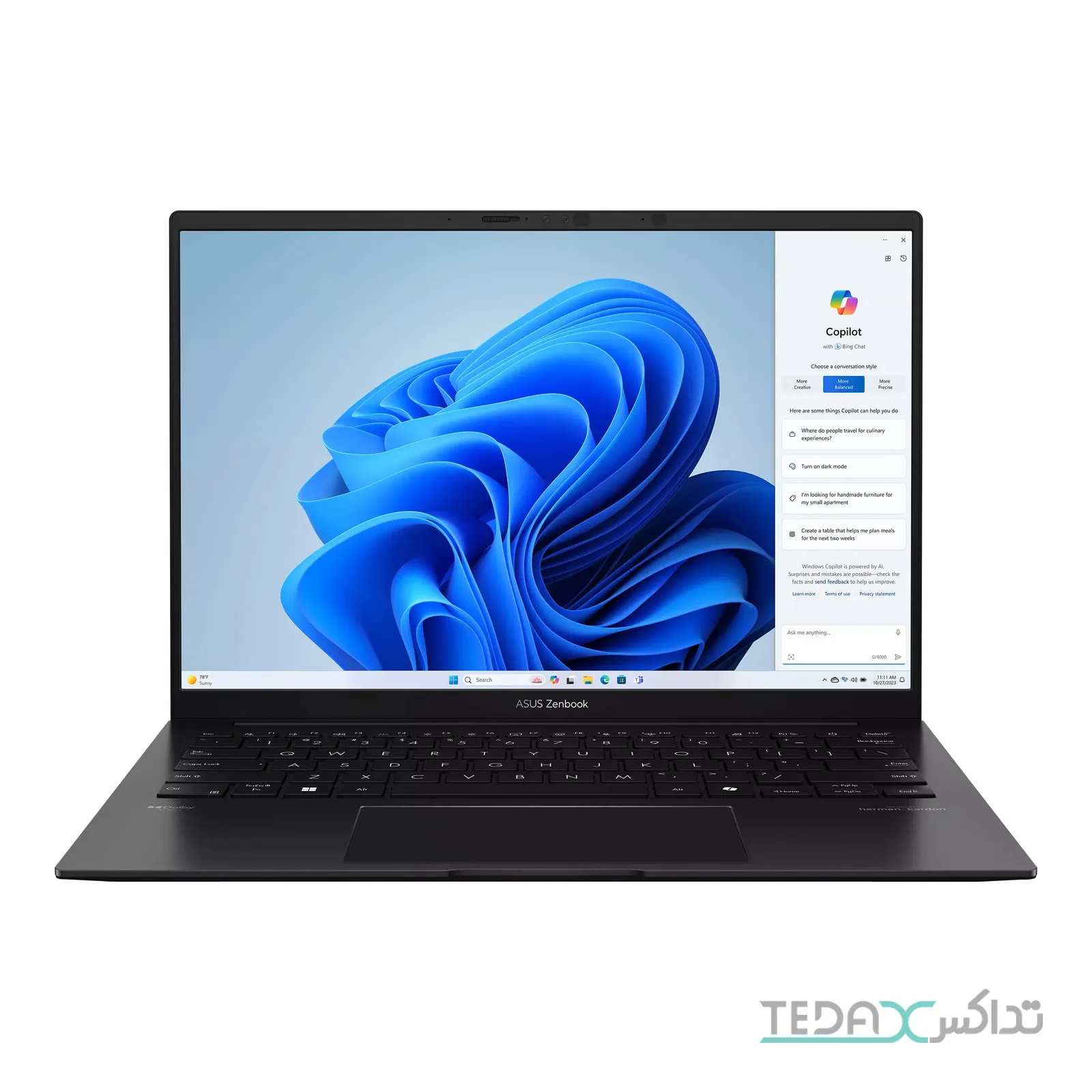 Asus Zenbook 14 OLED UM3406KA-Ryzen Ai 7 350-32GB LPDDR5X-512GB SSD-Touch 14 Inch Laptop - Customized