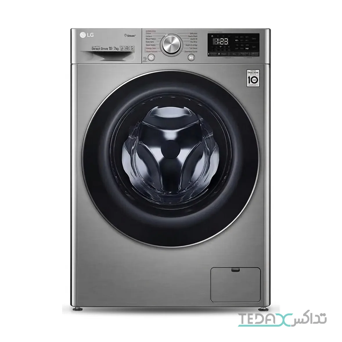 ماشین لباسشویی 10.5 کیلوگرم اتوماتیک ال جی مدل F4V5RGP2T با قابلیت خشک‌کن