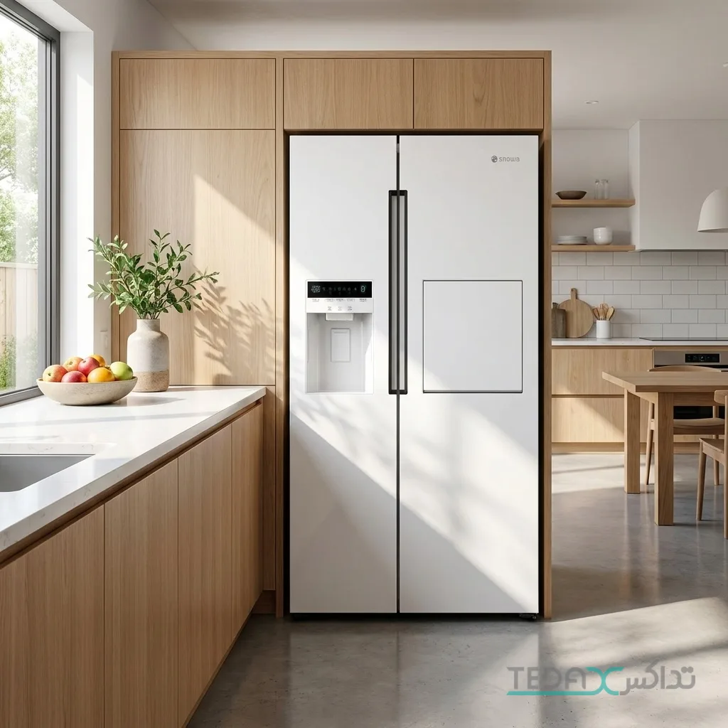 یخچال فریزر ساید بای ساید 27 فوت اسنوا مدل S1Di-S110
