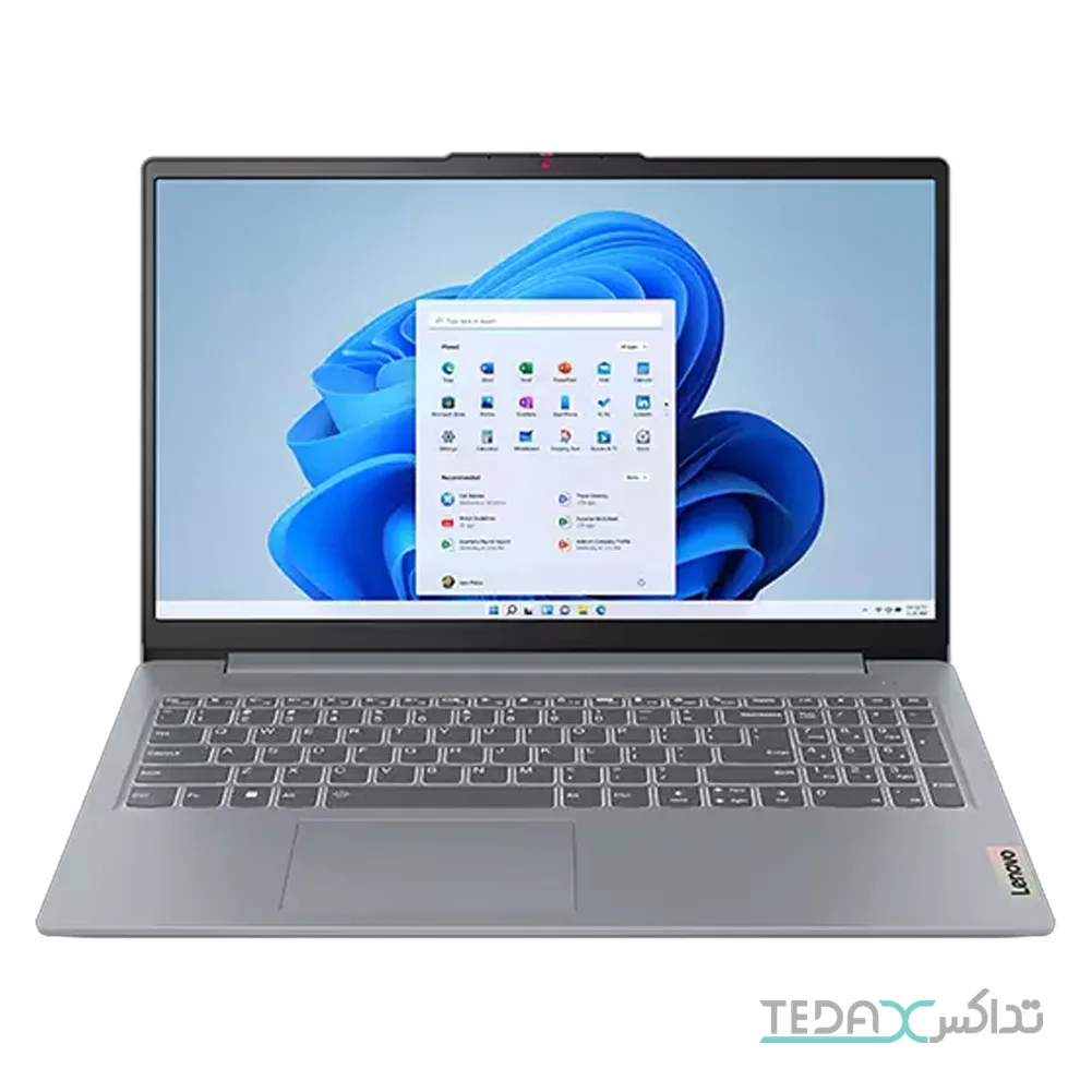 لپ تاپ لنوو 15.6 اینچی مدل IdeaPad Slim 3 15IAN8-i3 N305-8GB LPDDR5 4800MHz-128GB SSD-TN-W