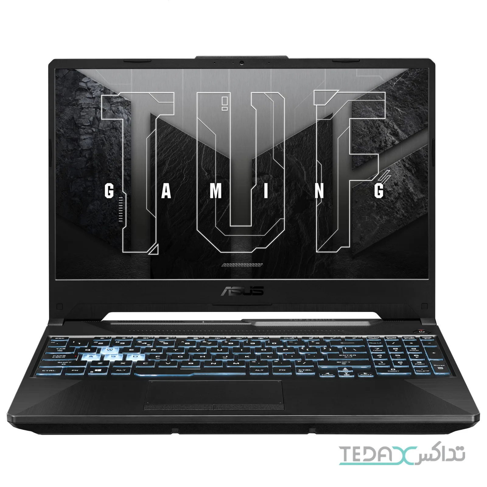 ایسوس لپتاپ ایسوس 15.6 اینچی مدل TUF Gaming A15 FA506NCR-WH71 پردازنده Ryzen 7 7435HS رم 8 گیگابایت DDR5 حافظه 512 گیگابایت SSD گرافیک RTX3050 4 گیگابایت صفحه