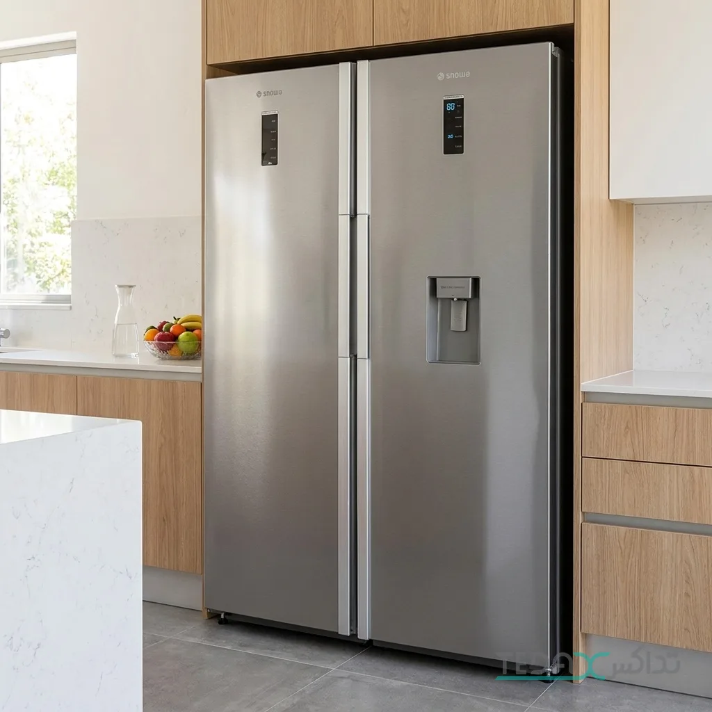 یخچال فریزر دوقلو 38 فوت اسنوا مدل SRDi/SFDi-M210SS