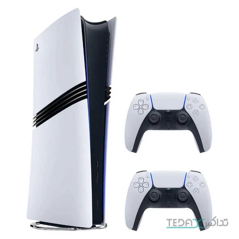 کنسول بازی سونی PlayStation 5 Pro نسخه دیجیتال ظرفیت 2 ترابایت ریجن اروپا به همراه دسته اضافه