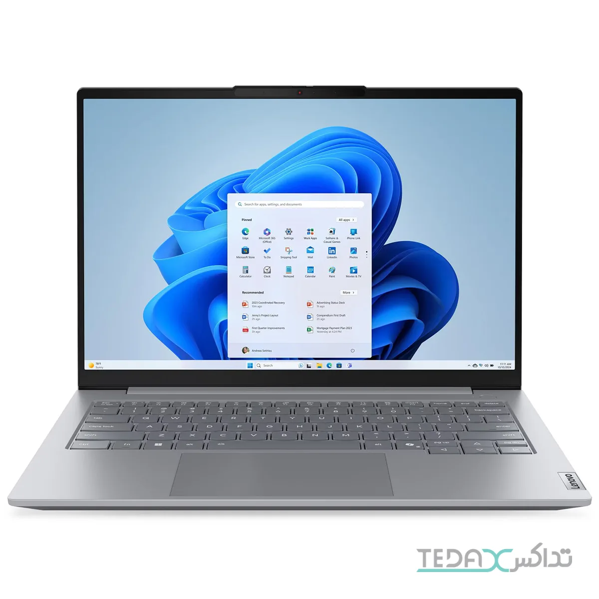 Lenovo ThinkBook 14 G8 IAL-Core Ultra 7 255H-16GB DDR5 5600MHz-1TB SSD-IPS 60Hz-Backlit-Fingerprint 14 inch Laptop - Customized
