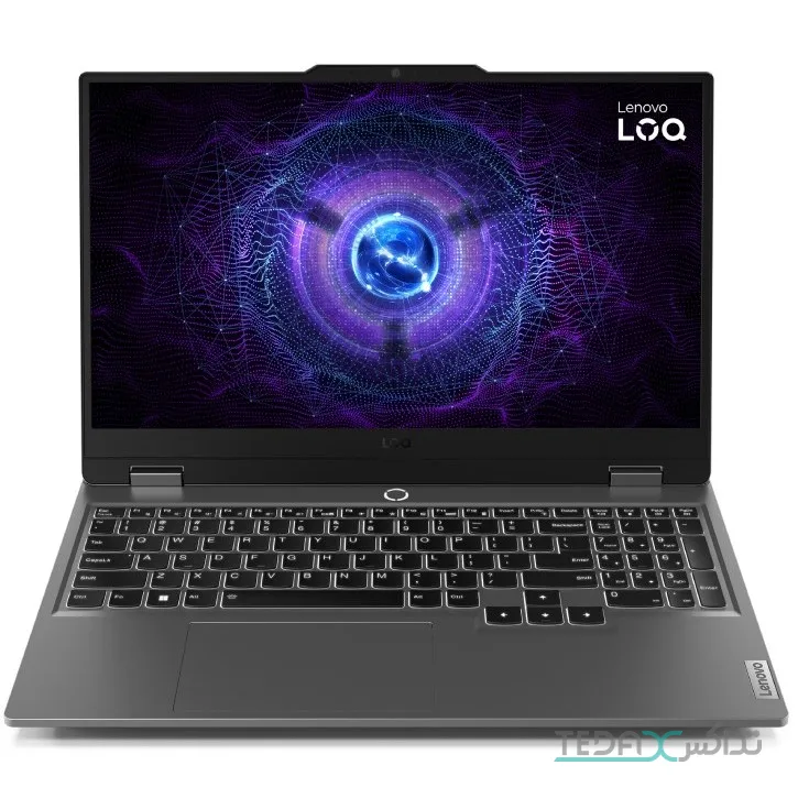لپ تاپ 15.6 اینچی لنوو مدل LOQ 15IAX9 پردازنده Core i5-12600HX رم 32 گیگابایت DDR5 حافظه 512 گیگابایت SSD گرافیک RTX3050 صفحه FHD – کاستوم شده