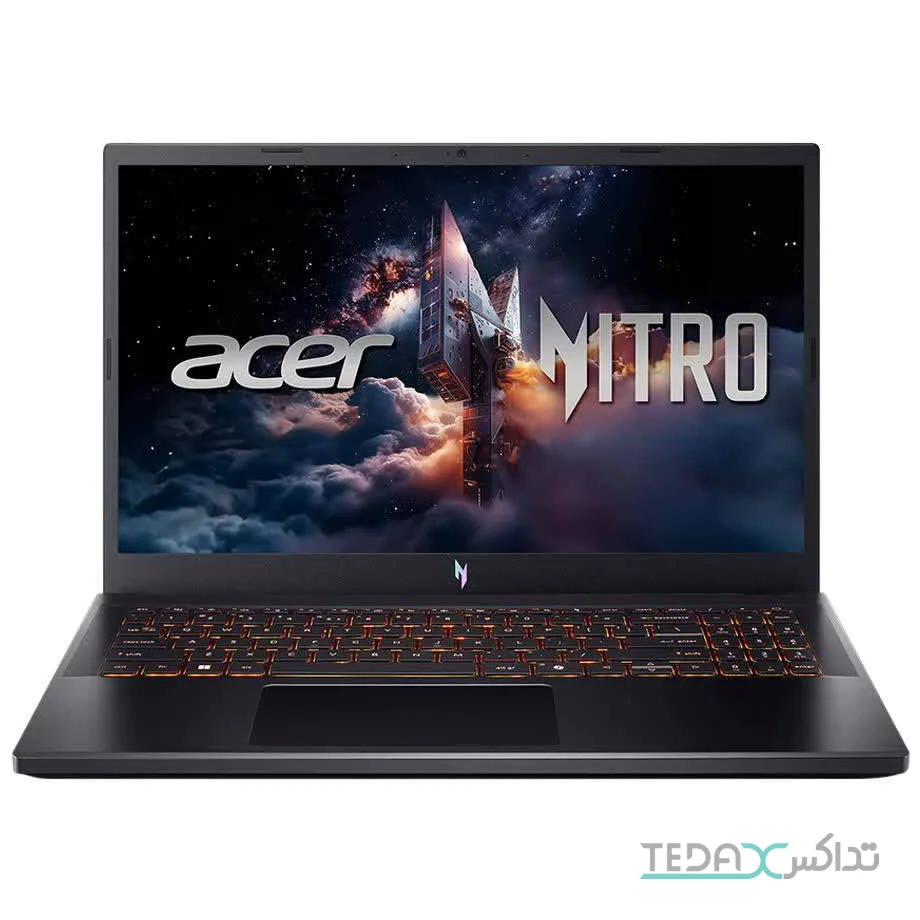 لپ تاپ 15.6 اینچی ایسر مدل Nitro V 15 ANV15-52-57BB پردازنده Core i5-13420H رم 16 گیگابایت DDR4 حافظه 512 گیگابایت SSD گرافیک RTX5050 صفحه FHD 165Hz