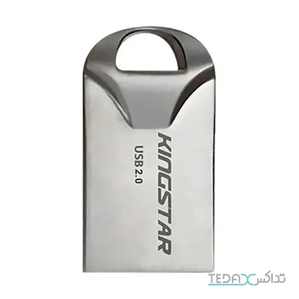 فلش مموری 64 گیگابایت کینگ استار مدل KingStar Fido KS218 USB 2.0 با گارانتی 24 ماهه شرکتی