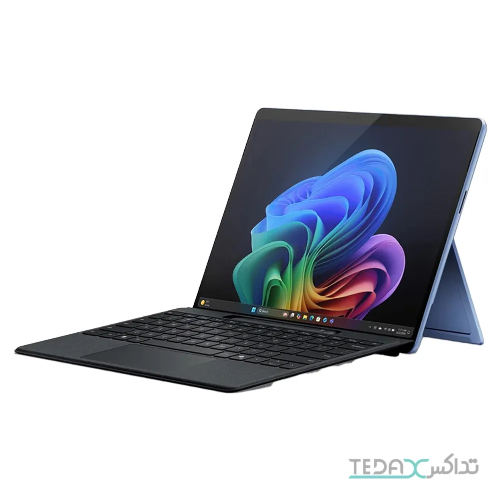 مایکروسافت تبلت 13 اینچی مایکروسافت مدل Surface Pro 11 پردازنده Snapdragon X Elite OLED ظرفیت 1 ترابایت رم 16 گیگابایت به همراه کیبورد Flex Copilot — تصویر 1
