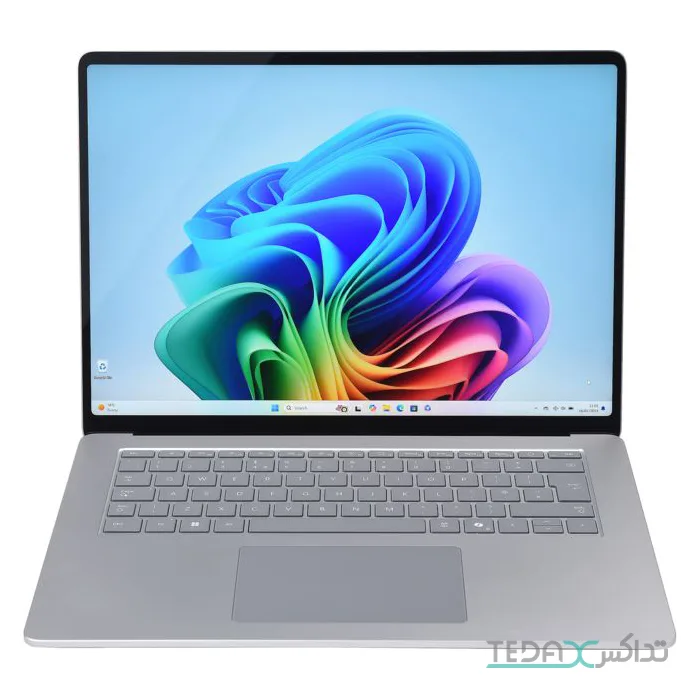 لپ تاپ مایکروسافت 15 اینچی مدل Surface Laptop 7 Copilot Plus PC پردازنده Snapdragon X Elite رم 16 گیگابایت LPDDR5x حافظه 512 گیگابایت SSD لمسی