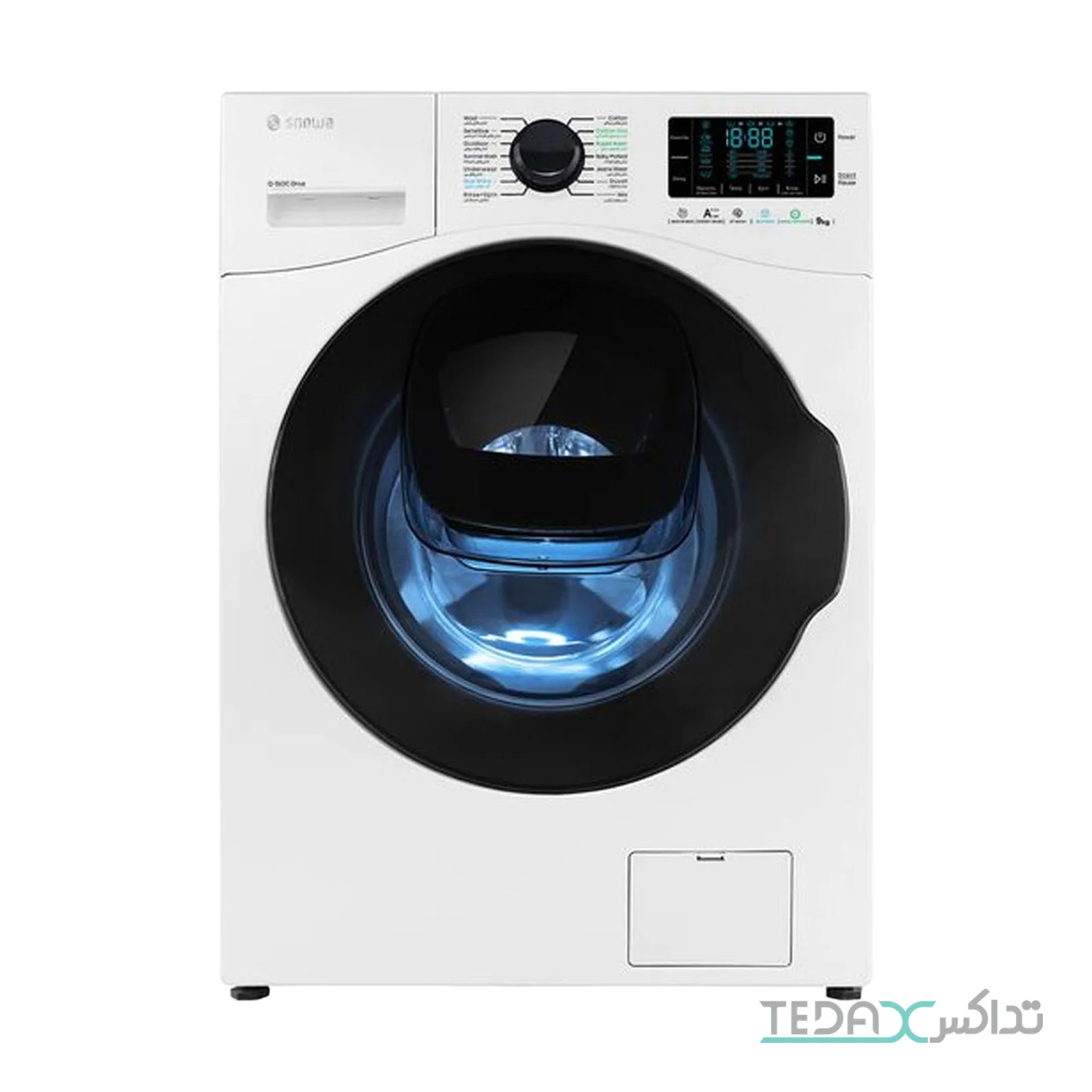 ماشین لباسشویی 9 کیلوگرم اتوماتیک اسنوا مدل SWM-F92W