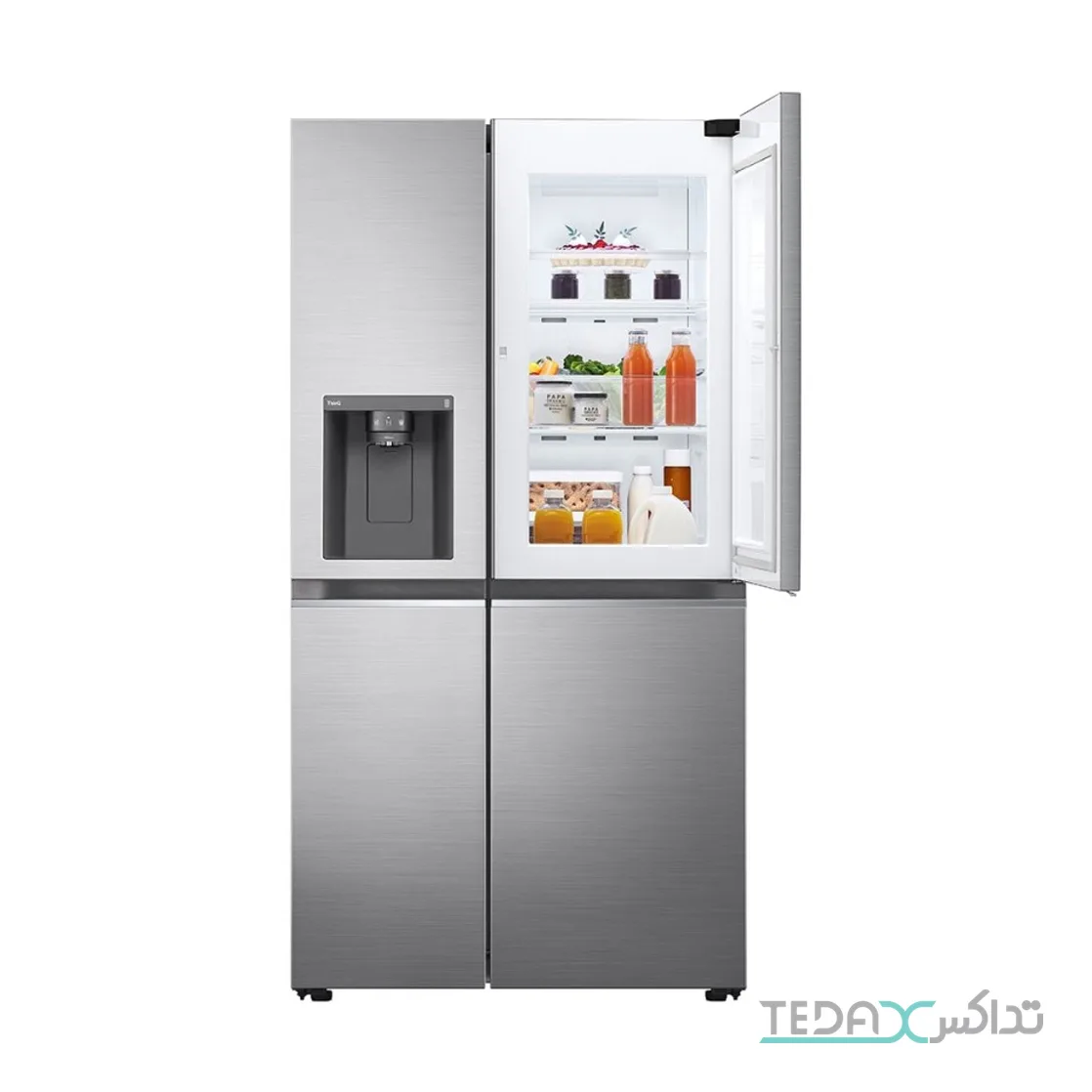 یخچال فریزر ساید بای ساید 24 فوت ال جی مدل GC-J257SMSV