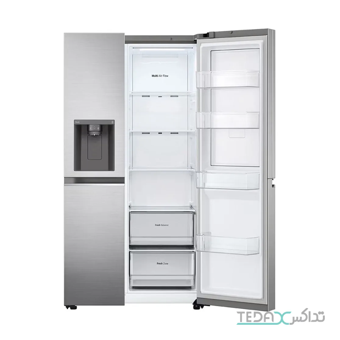 یخچال فریزر ساید بای ساید 24 فوت ال جی مدل GC-J257SMSV