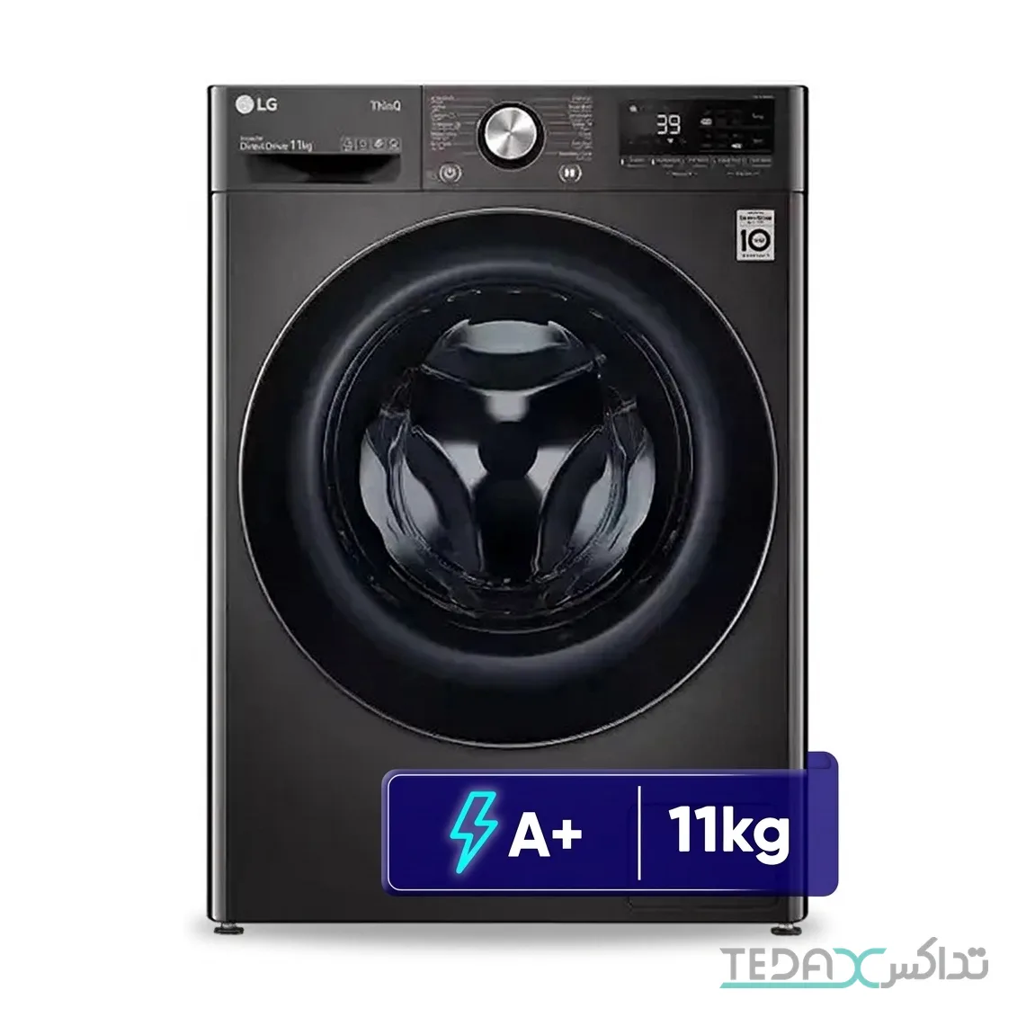 ماشین لباسشویی 11 کیلوگرم اتوماتیک ال جی مدل WR9011PBG