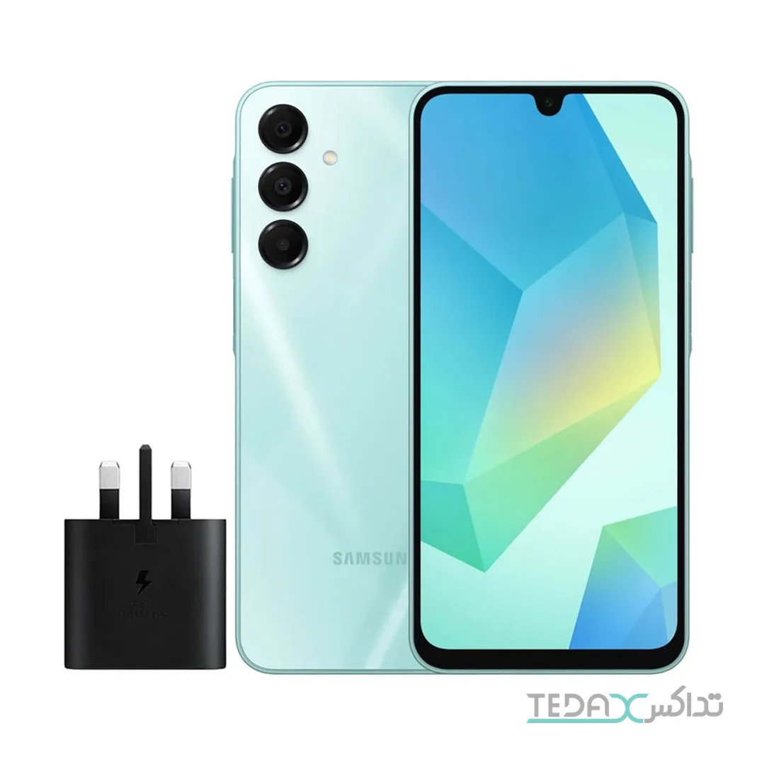 گوشی موبایل سامسونگ مدل Galaxy A16 4G دو سیم کارت ظرفیت 128 گیگابایت و رم 4 گیگابایت - ویتنام - به همراه شارژر 25 وات سامسونگ