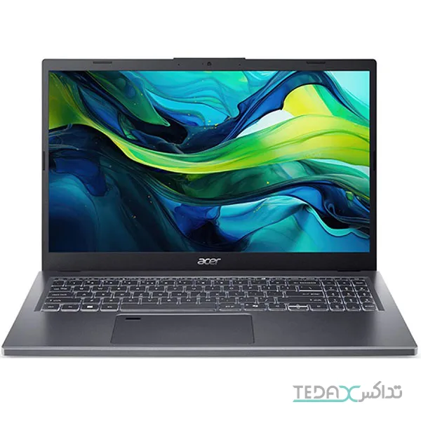 ایسر Acer Aspire 15 A15-51M-74XE-Core 7 150U-16GB LPDDR5-512GB SSD-TN-Fingerprint-Backlit 15.6 inch Laptop — تصویر 1