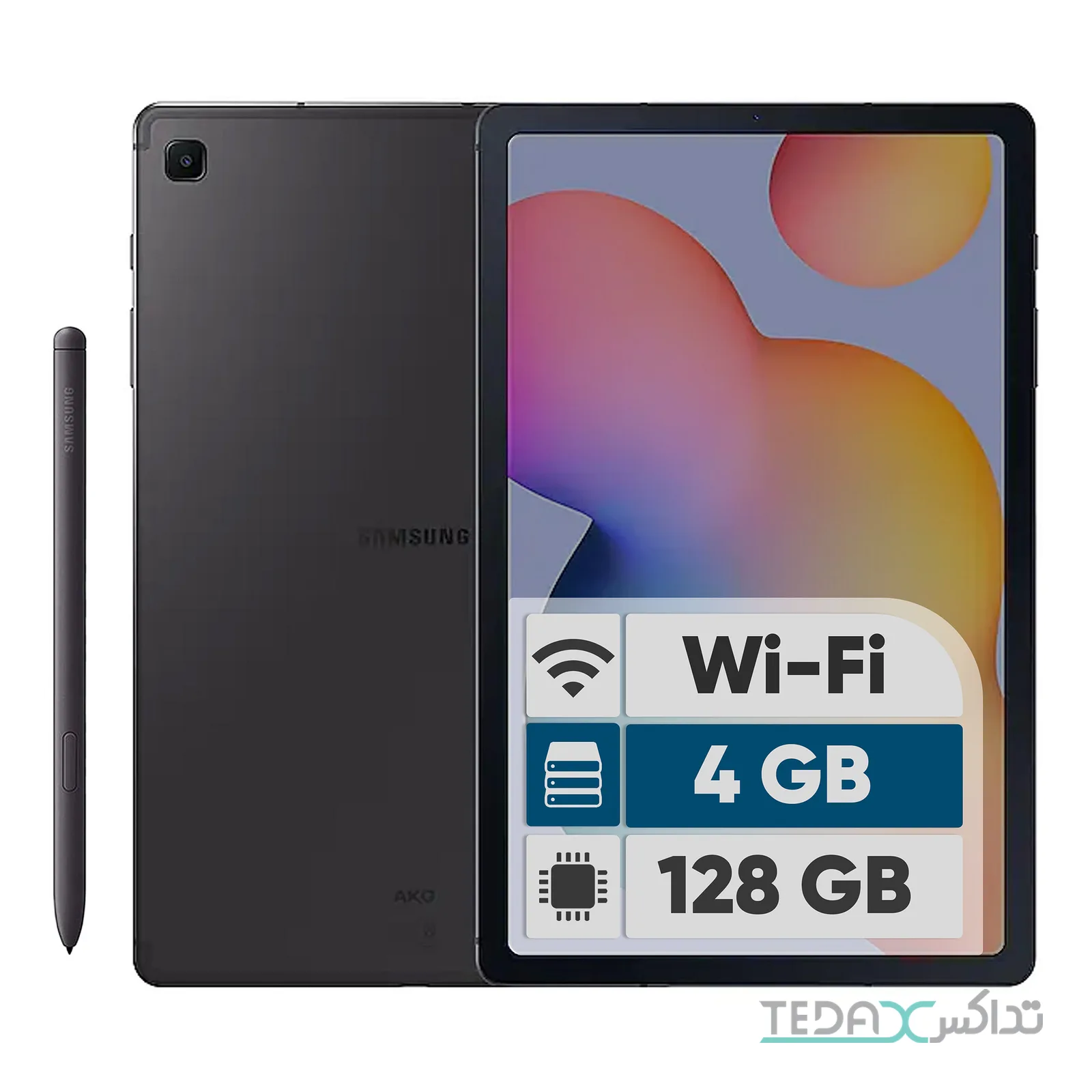 تبلت سامسونگ گلکسی تب اس 6 لایت 2022 Wi-Fi - 128 گیگابایت - رم 4 گیگابایت به همراه قلم