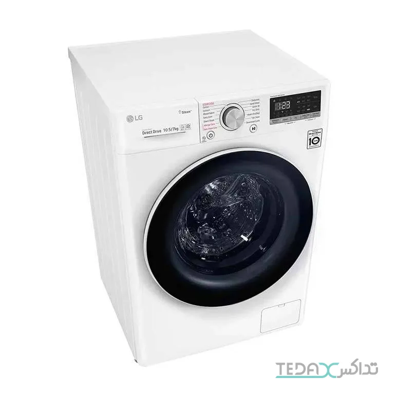 ماشین لباسشویی 10.5 کیلوگرم اتوماتیک ال جی مدل F4V5RGP0W