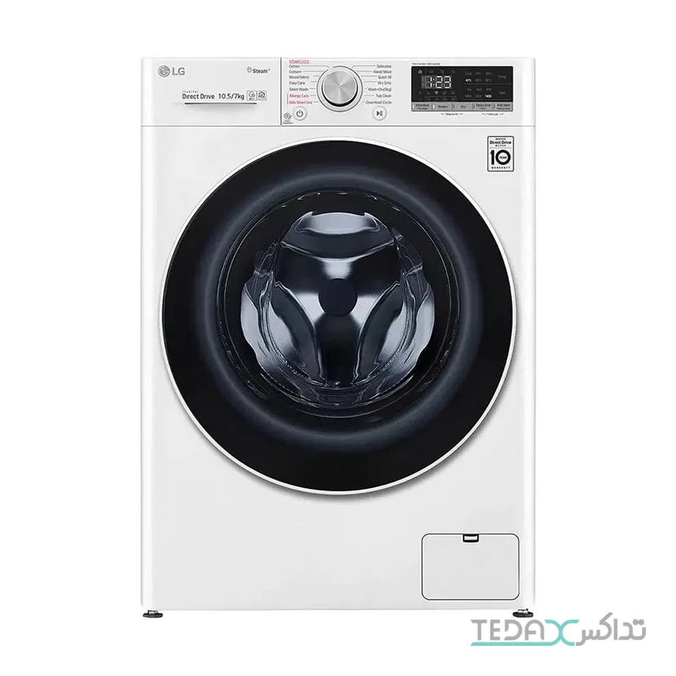 ماشین لباسشویی 10.5 کیلوگرم اتوماتیک ال جی مدل F4V5RGP0W