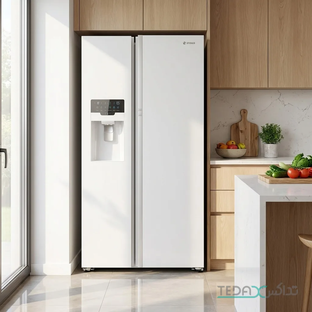 یخچال فریزر ساید بای ساید 28 فوت اسنوا مدل S3Di-S100-W